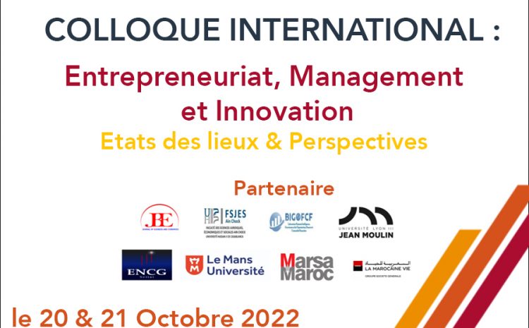  Colloque international (20 & 21 Octobre 2022)